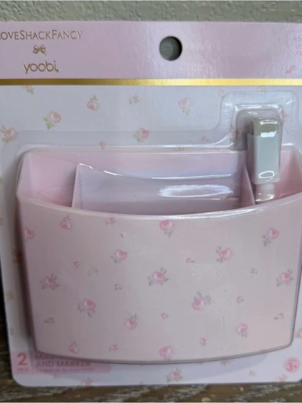 LoveShackFancy x Yoobi Magnetic Cup w/1 black dry erase marker